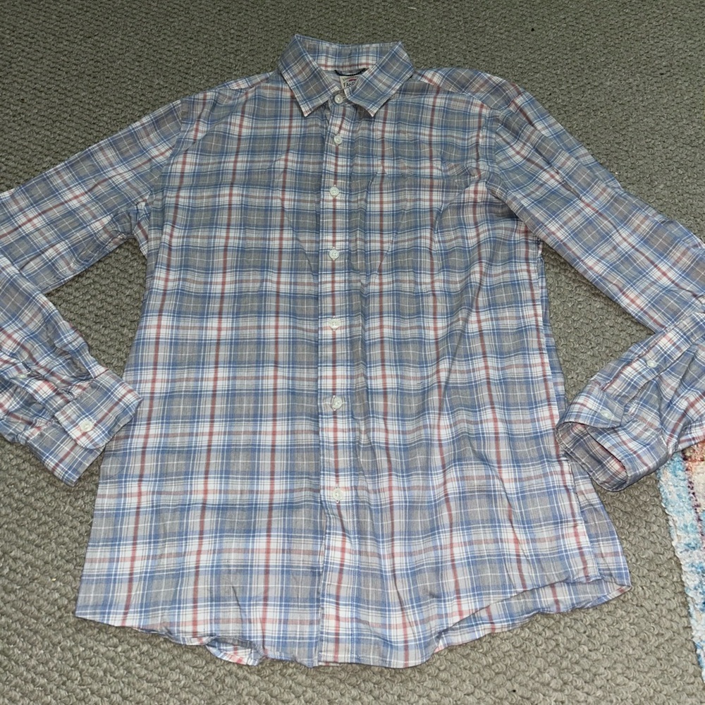 TWO faherty men’s button ups